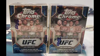 (2) 2024 Topps Chrome UFC Blasters - Numbered Auto #cardopening #sportscards #ufc #mma