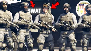 GTA 5 - How To Join the SWAT Team! (Secret SWAT/GANG Missions)