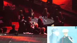 180125 BLACKPINK, Red Velvet reaction to BTS MIC Drop @SMA