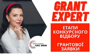 ЕТАПИ КОНКУРСНОГО ВІДБОРУ. Грантова заявка на кожному етапі та основні помилки. [GRANT EXPERT]