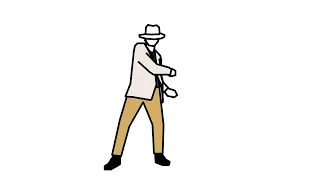 Michael Jackson - Smooth Criminal Animated Dance