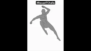 Recast T'challa Marvel #blackpanther #recasttchalla #mcu #marvel #blackpantherfanart