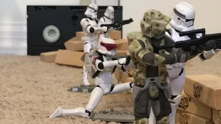 Star Wars The Clone Wars Stop Motion Hold The Line Episode 2