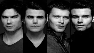 Klaus, Elijah, Stefan & Damon. "Men Wanted"