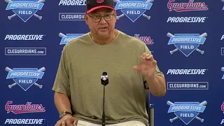 Terry Francona describes how the bullpen playing well helps him manage