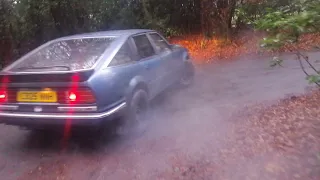 Rover SD1 V8 first drive with straight pipe