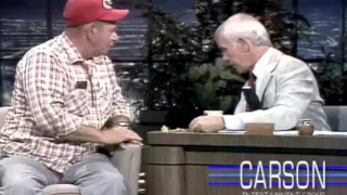 Johnny Carson interviews Frank Hill about his Quail Dropping Jewelry on the Tonight Show