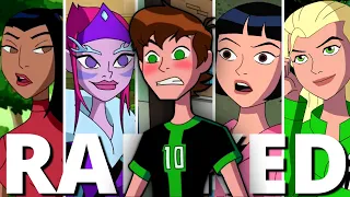 Ben 10's Girlfriends RANKED | WORST to BEST | Which Ship was Superior?