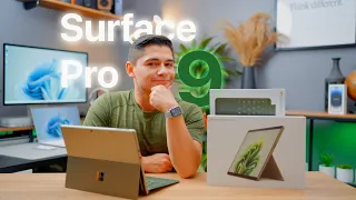 Microsoft Surface Pro 9 Unboxing | Actually a 2-in-1 Hybrid?