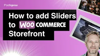 How to add Sliders to WooCommerce Storefront
