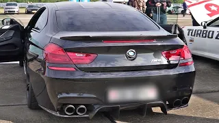 BMW M6 F13 vs. Audi R8 V10 Turbo ACCELERATION SOUND