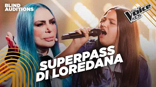 DESIREE è in FINALE con il SUPERPASS di Loredana | The Voice Italy Kids | Blind Auditions