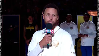 Golden State Warriors - Ring Ceremony - 2022 NBA Champions