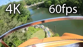 Verbolten front seat on-ride 4K POV @60fps Busch Gardens Williamsburg