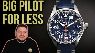 AVI-8 HAWKER HURRICANE CLOWES Automatic Big Pilot Watch an IWC Big Pilot Homage