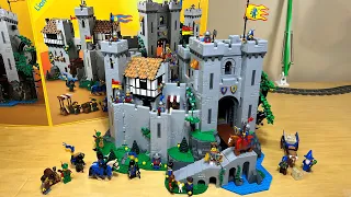 Lionhearted Legacy: Timelapse of the LEGO Lion Knights' Castle! 🏰🦁🛡️