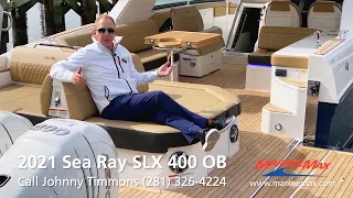 2021 SeaRay 400SLX Outboard For Sale At MarineMax Houston