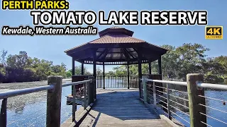 Walking Tour 4K: TOMATO LAKE at Perth, Australia (Kewdale, Western Australia)