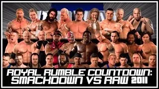WWE Smackdown vs RAW 2011 - 30 Man Royal Rumble Match