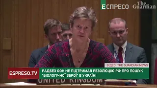 Радбез ООН не підтримав резолюцію РФ про пошук біологічної зброї в Україні