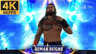 WWE 2K24 Roman Reigns Entrance Cutscene | PS4 Pro [4K 60FPS]