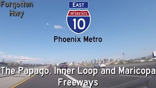 I-10 East - The Papago, Inner Loop, and Maricopa Freeways - Phoenix to Chandler - Exits 135 to 164