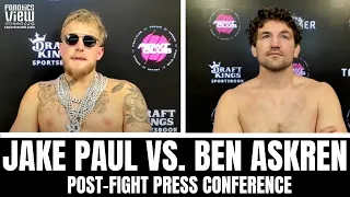 Jake Paul vs. Ben Askren FULL-POST FIGHT PRESS CONFERENCE & REACTIONS to Paul's Knockout