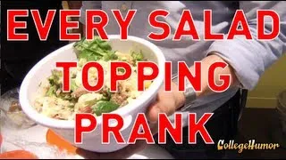 Ordering a Salad with Every Topping Prank