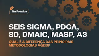 Seis Sigma, PDCA, 8D, DMAIC, MASP e A3 - Qual a diferença das principais metodologias ágeis?