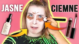 Makijaż NAJCIEMNIEJSZYMI i NAJJAŚNIEJSZYMI kosmetykami! #2 😂 Challenge 💄 Agnieszka Grzelak Beauty