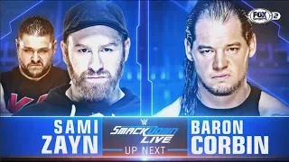 Baron Corbin vs Sami Zayn : SmackDown - FOX SPORT - PT BR