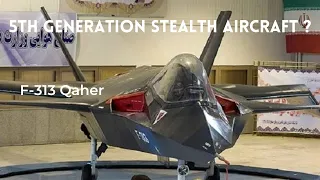 Iran's new generation Ghost Plane. F-313 Qaher.