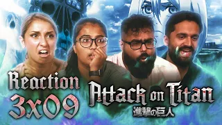 Attack on Titan DUB - 3x9 Ruler Of the Walls - Group Reaction