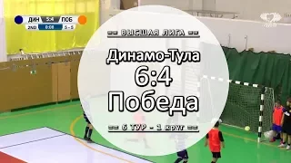 Обзор матча - Динамо-Тула 6:4 Победа - 6 тур Вышка ЛЛФ