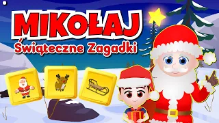 Kazio i ŚWIĘTY MIKOŁAJ bajka dla dzieci  🎅 Świąteczne zagadki 🎅