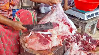 Amazing Whole Cow Processing Skills | I Never Seen This Non-Stop Meat Cutting by Skilled Workers