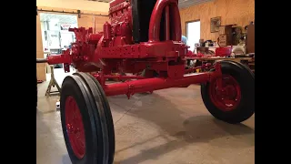 Farmall Super M Rebuild Ep.45: Battery Box/Seat Work Begins - Radiator & Front Axle Installed