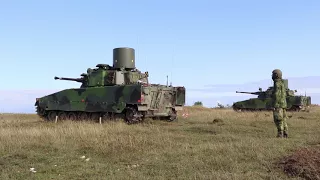 Luftvärnskanonvagnar på Gotland