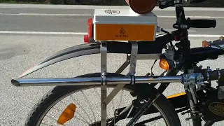 Motobicykel finálna verzia výfuku