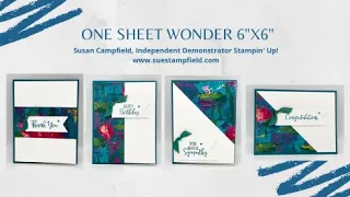 One Sheet Wonder 6" x 6"