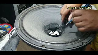 HOW TO REPLACE DAMAGE VOICE COIL IN THE SPEAKER