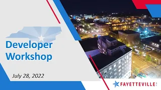 Developer Workshop- July 28, 2022