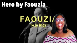 Faouzia  - Hero [ Live one take ] | The eye session Reaction