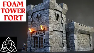 Foam Tower and Barracks for D&D