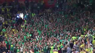 Zalgiris fans celebrate third place at Euroleague's Final Four