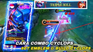 BUILD CYCLOPS TERSAKIT 2022 DI NEW PATCH | CARA COMBO CYCLOPS REVAMP | BEST BUILD CYCLOPS