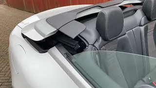 2019 Mercedes Benz E Class Cabriolet Cabrio broken roof mechanism