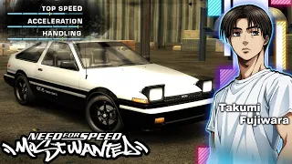 Takumi Fujiawara.EXE | Nfs Mostwanted Mod Redux