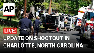 LIVE: Police give update on shootout in Charlotte, North Carolina