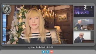 Алла Пугачева в программе на TV3 Latvija к юбилею Раймонда Паулса.